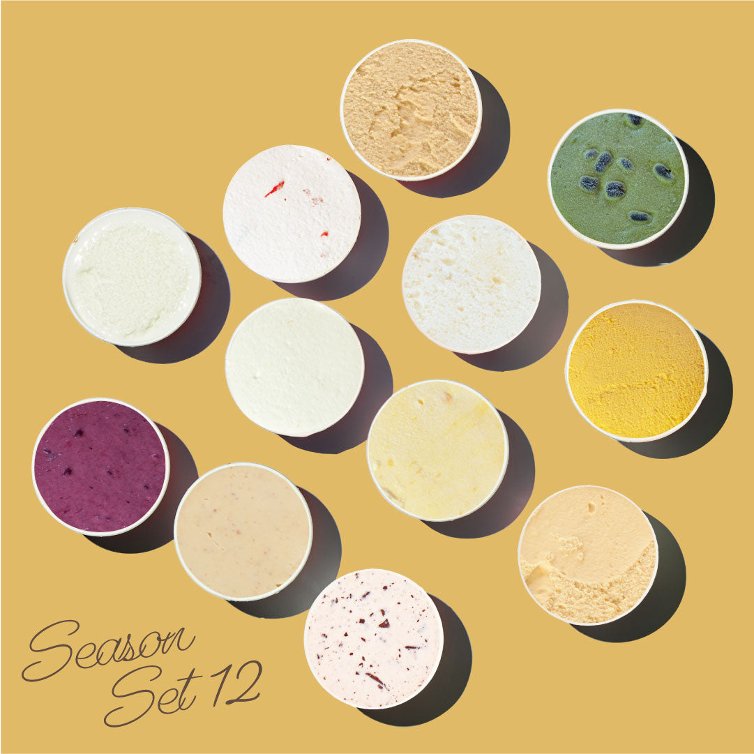 季節のおすすめジェラート12個セット – GELATERIA GELABO