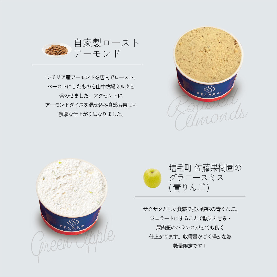 季節のおすすめジェラート6個セット