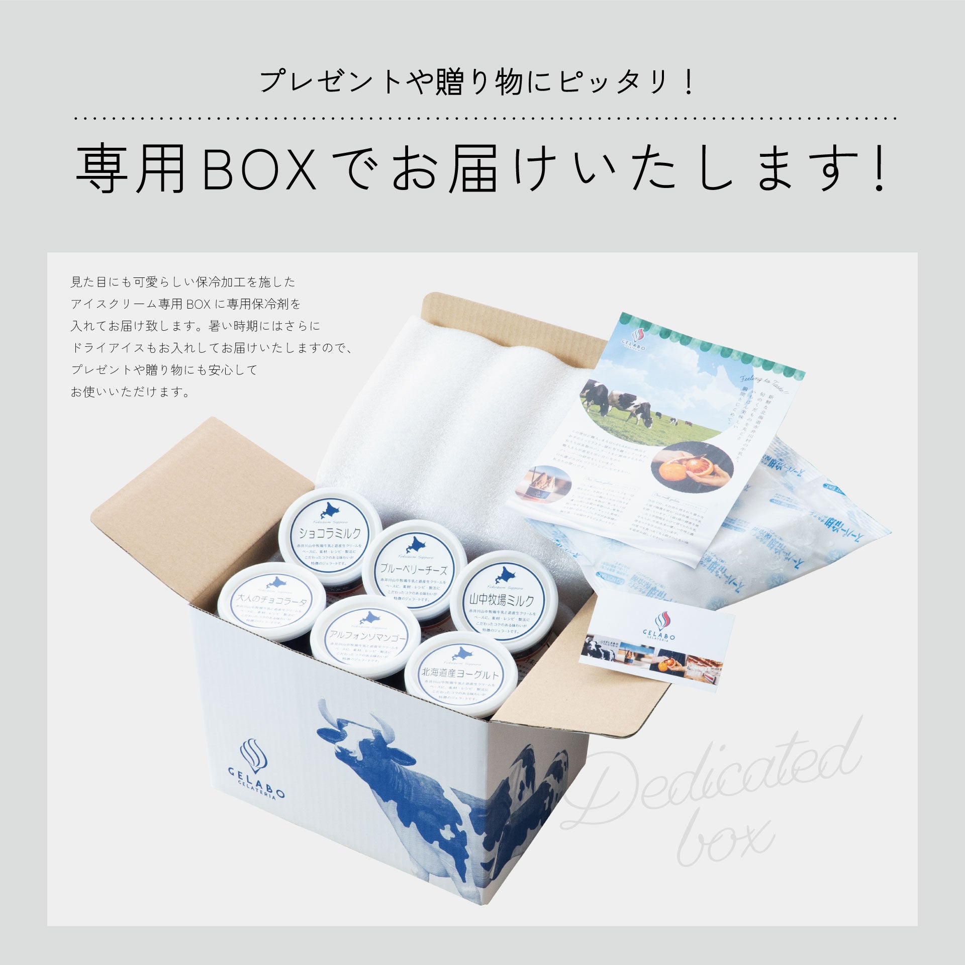 定番のおすすめジェラート8個セット