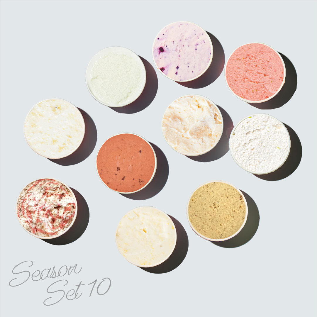 季節のおすすめジェラート10個セット – GELATERIA GELABO