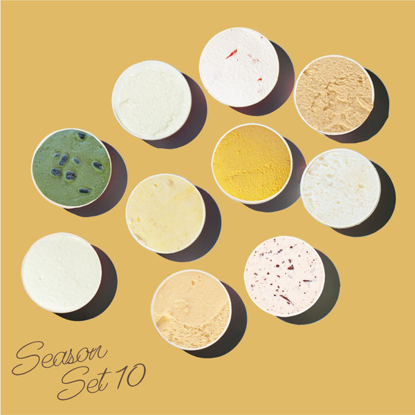 季節のおすすめジェラート10個セット