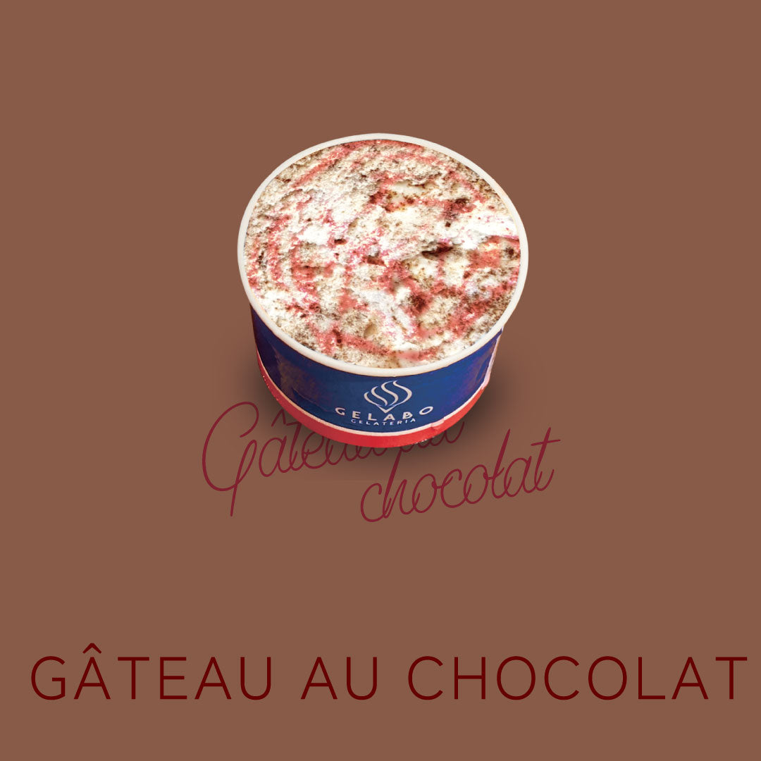 ガトーショコラとベリーソース