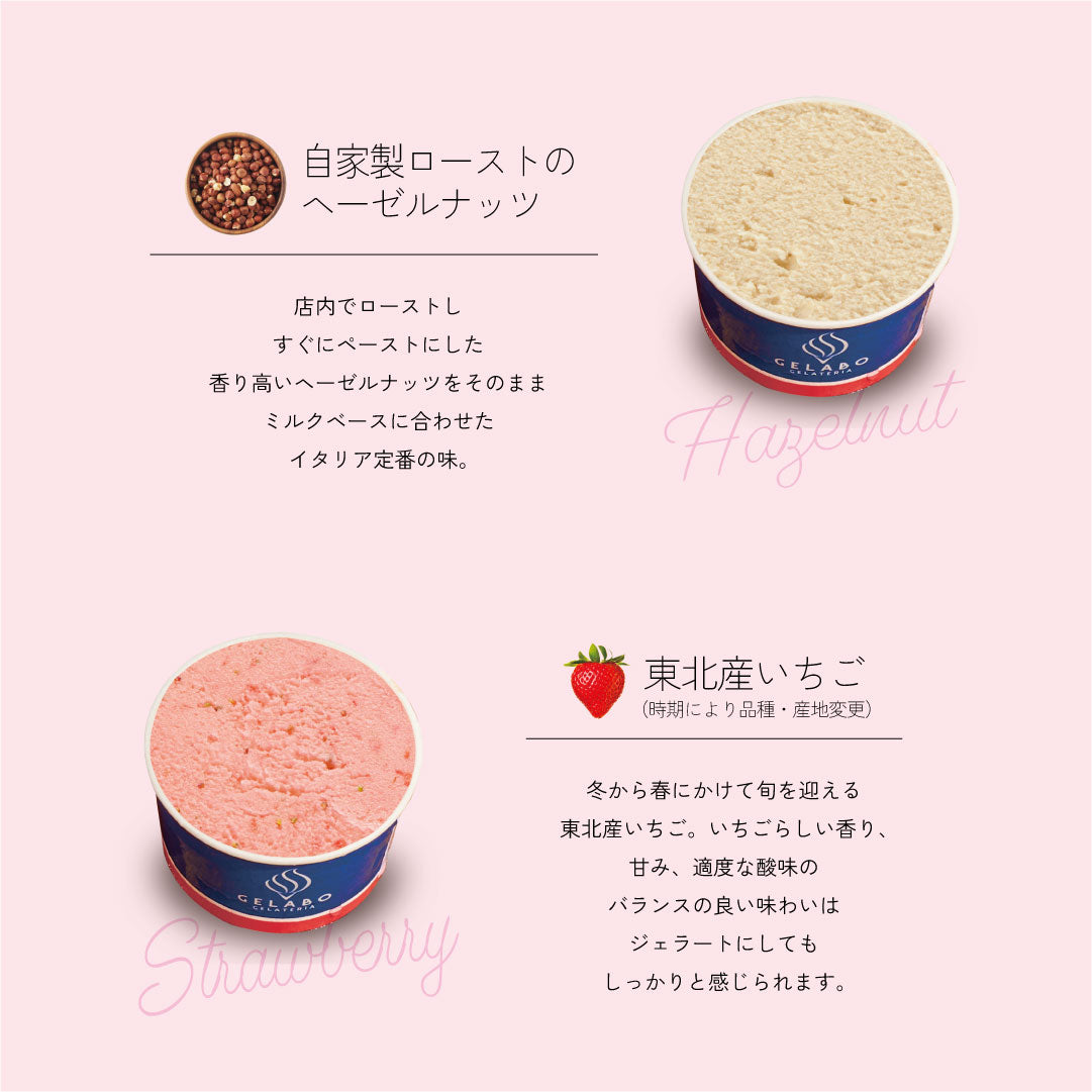 お得な年4回お届け定期-季節のジェラート6個セット