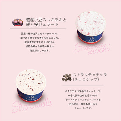 お得な年4回お届け定期-季節のジェラート8個セット