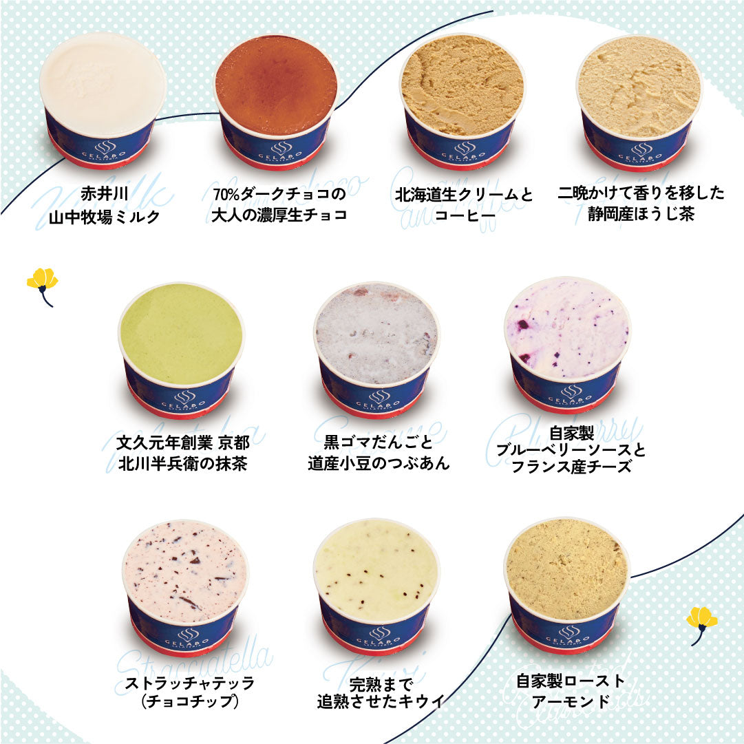 父の日にぴったり！お得なジェラート10個セット