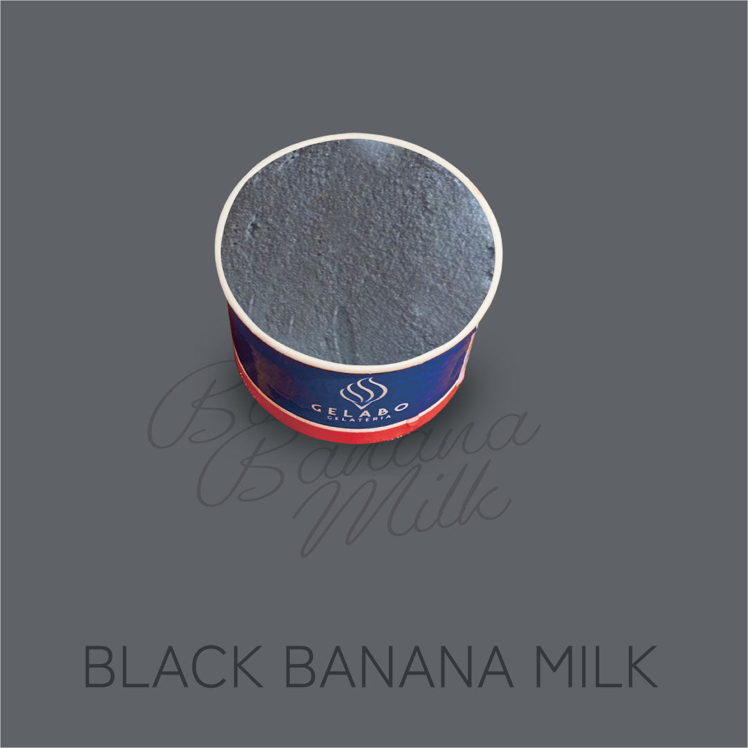 竹炭ブラックバナナミルク