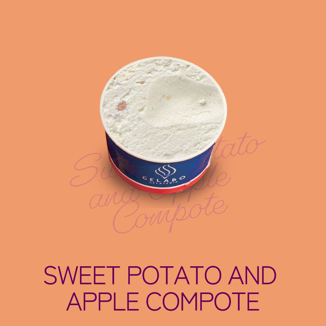 真狩産あまいもん(さつまいも)とリンゴのコンポート